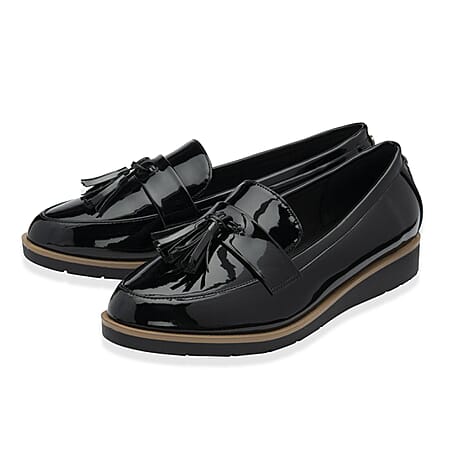Lotus Ladies York Loafer Shoe (Size 6) - Black