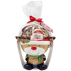 The Leonardo Collection Snowman Figural Cookie Jar Gift Set - White