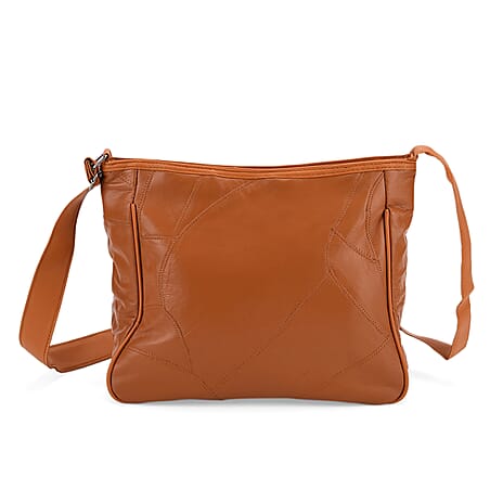 Crossbody Bag (Size - One Size) - Tan - Black