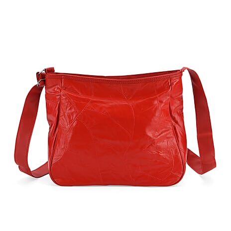 Crossbody Bag (Size - One Size) - Red & Black