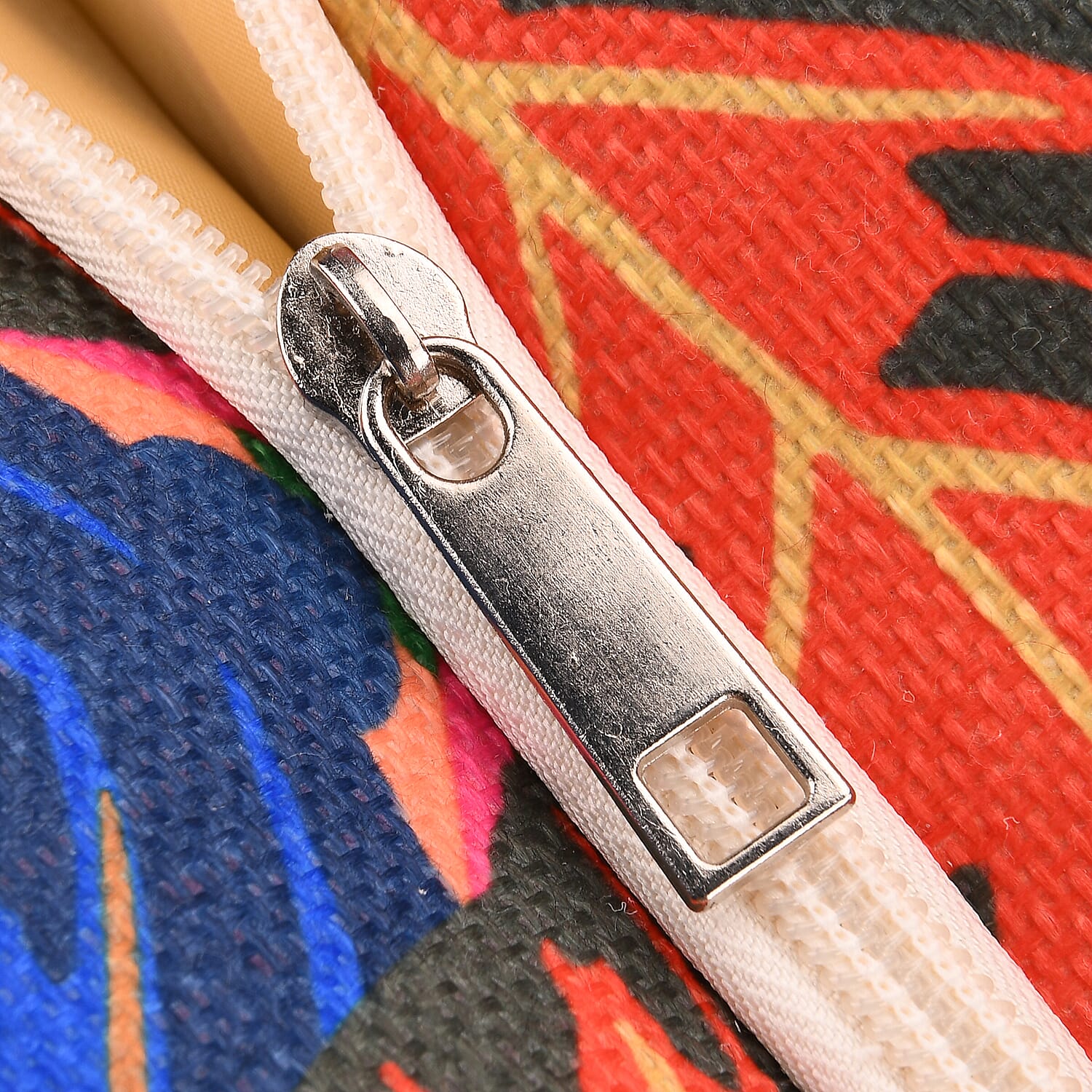 Zebra Head Pattern Tote Bag with Rope Handles - Multicolor