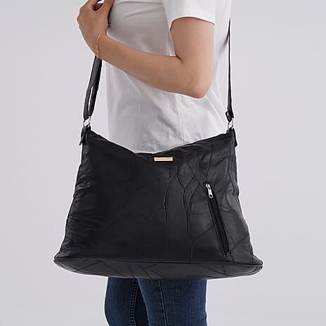 Crossbody Bag (Size - One Size) - Black & Black