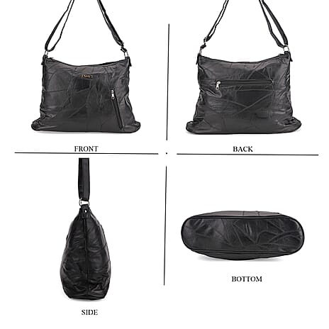 Crossbody Bag (Size - One Size) - Black & Black