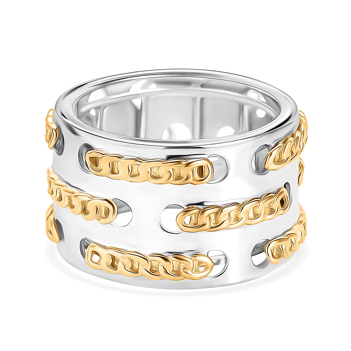 Fancy Ring Pure Yellow Brass
