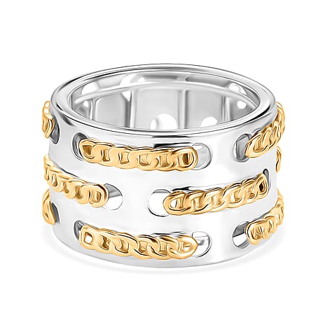 Fancy Ring Pure Yellow Brass