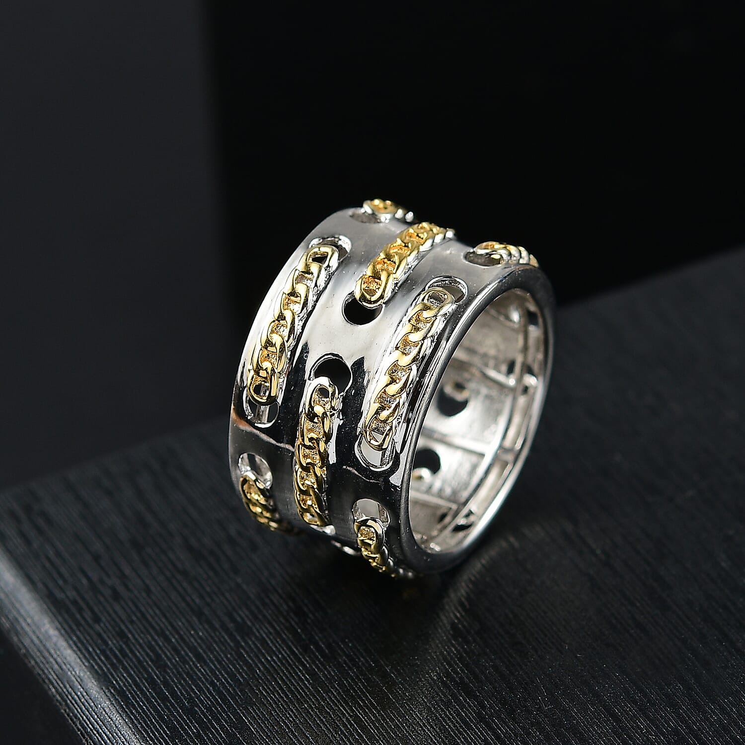 Fancy Ring Pure Yellow Brass