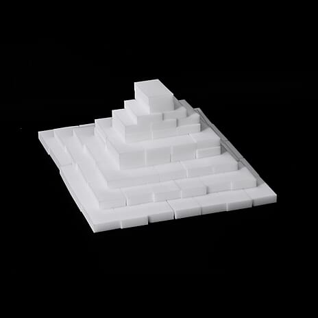 Set of 100 Magic Foam Sponge (Size 10x6x2cm) - White