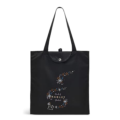Tjc Fabric Tote Bag  - Black