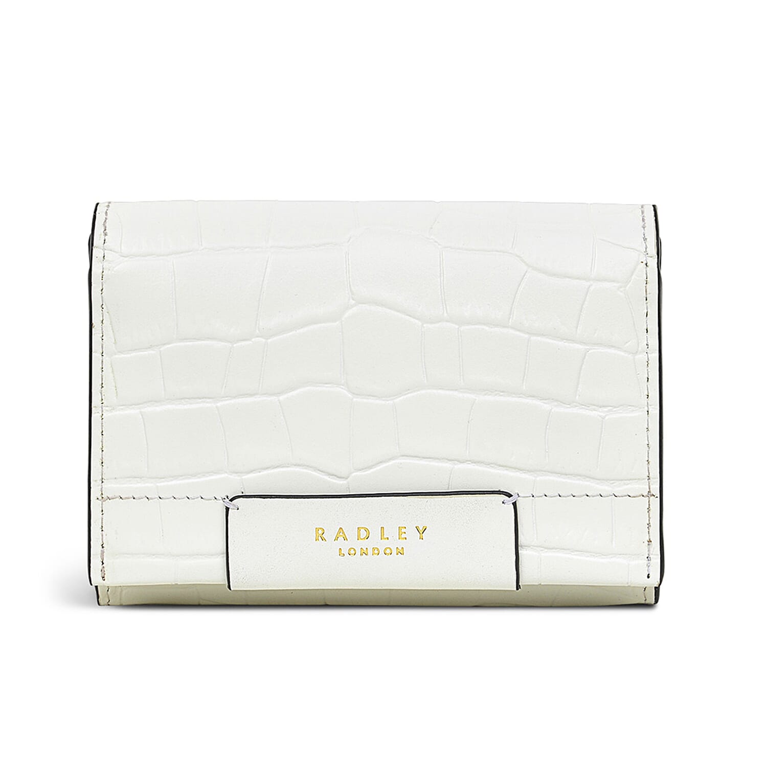 Radley London Showcase - Court Mews Genuine Leather Flapover Purse - White