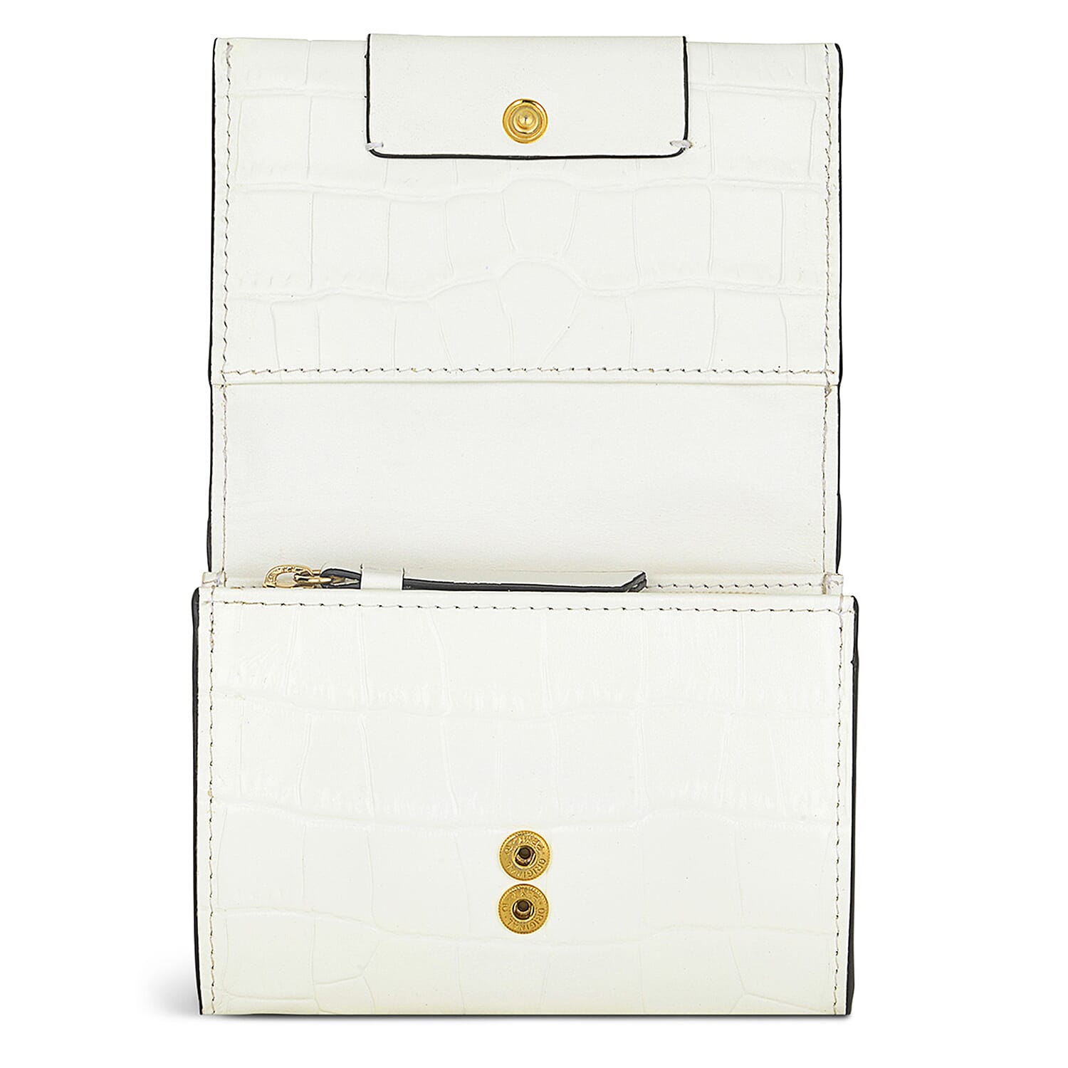 Radley London Showcase - Court Mews Genuine Leather Flapover Purse - White
