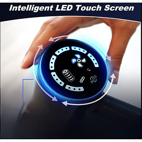 BLACK FRIDAY WEEKEND OFFER -  Bliss and Beyond Cordless Stick Vacuum Cleaner - Portable Handheld with HEPA Self-Clean Tech - Grey - Purple