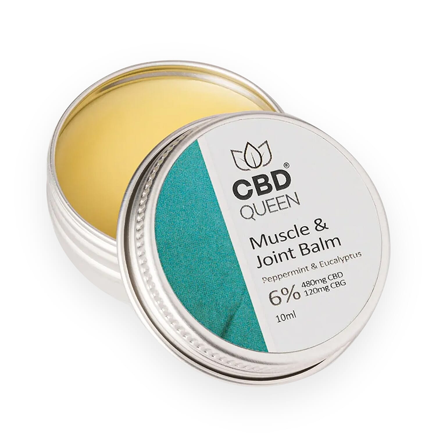 CBD Queen- Broad Spectrum 10ml Oil 20% - 2000mg - Peppermint with FREE 10ml Muscle & Joint Balm