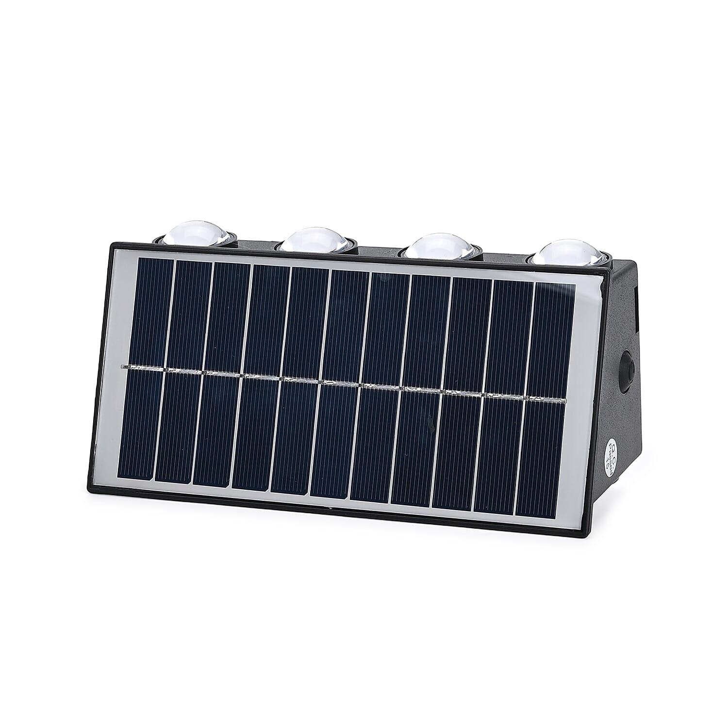 8-LED Outdoor Solar Light - IP65 Waterproof with Warm White & Neutral Light - Courtyard & Roadside Use
