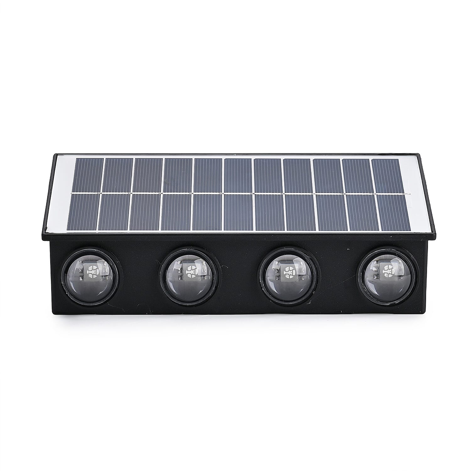 8-LED Outdoor Solar Light - IP65 Waterproof with Warm White & Neutral Light - Courtyard & Roadside Use