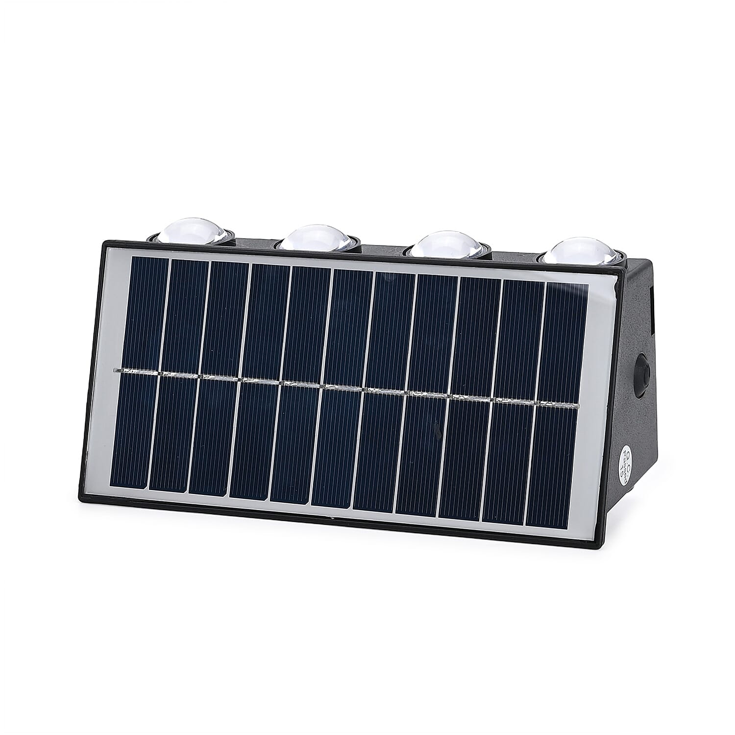 8-LED Outdoor Solar RGB Light - IP65 Waterproof with Color Changing for Courtyard & Roadside