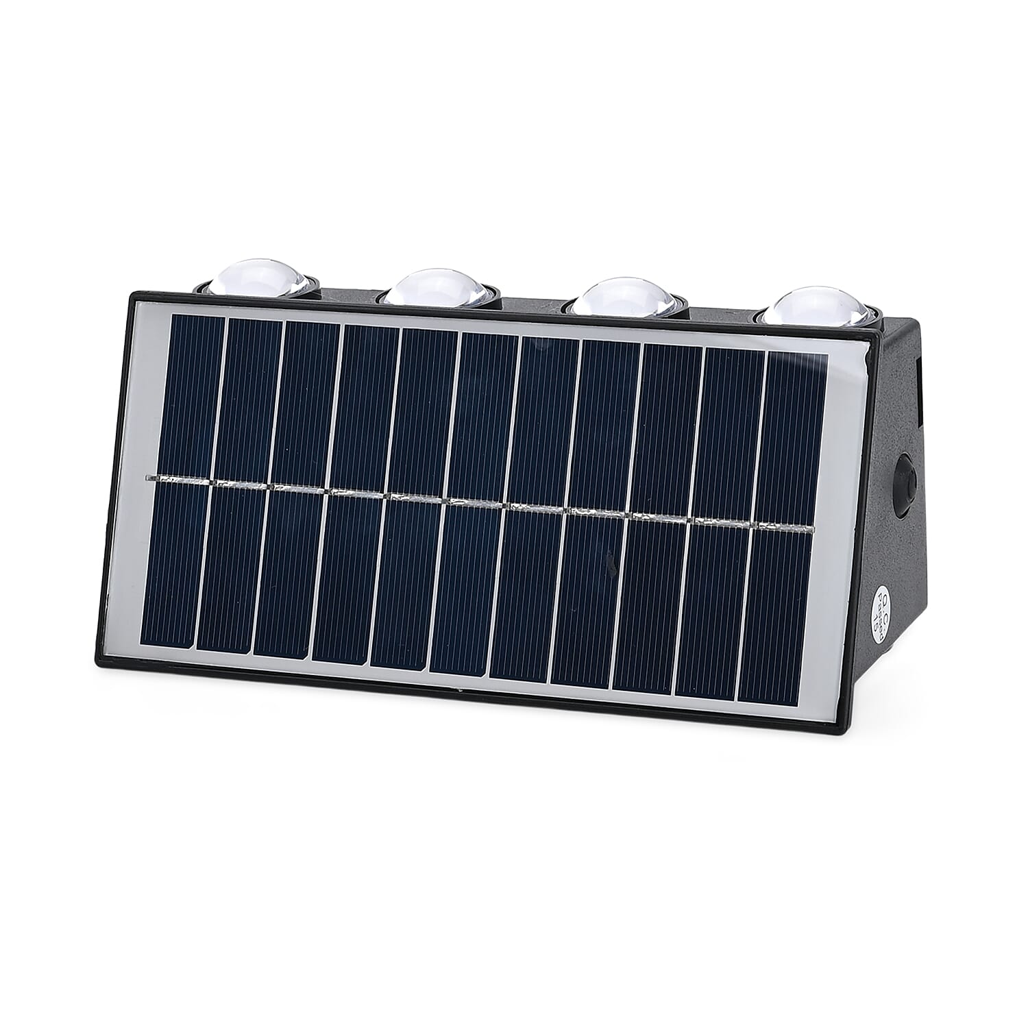 8-LED Outdoor Solar RGB Light - IP65 Waterproof with Color Changing for Courtyard & Roadside