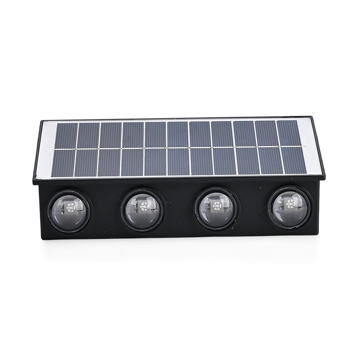 8-LED Outdoor Solar RGB Light - IP65 Waterproof with Color Changing for Courtyard & Roadside