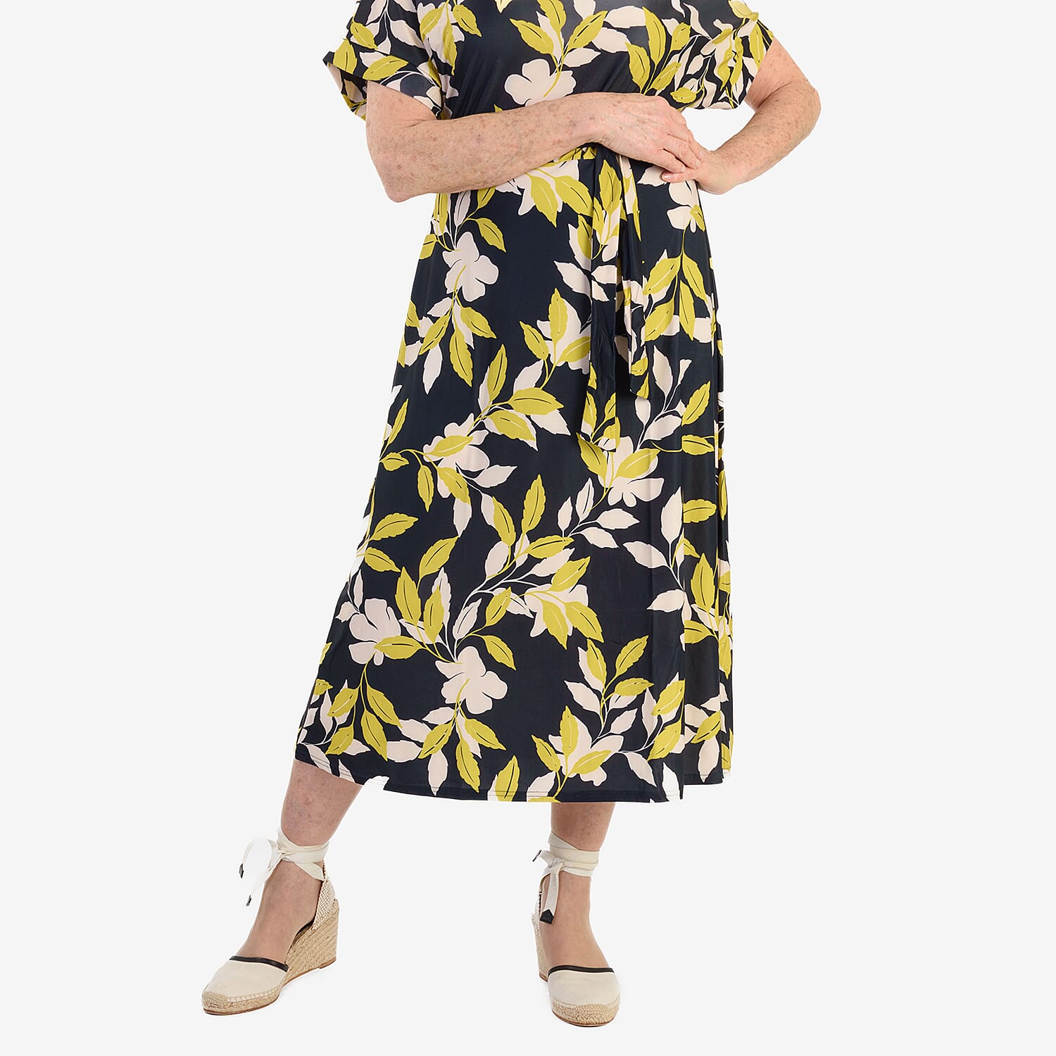 La Marey Printed Midi Dress 
