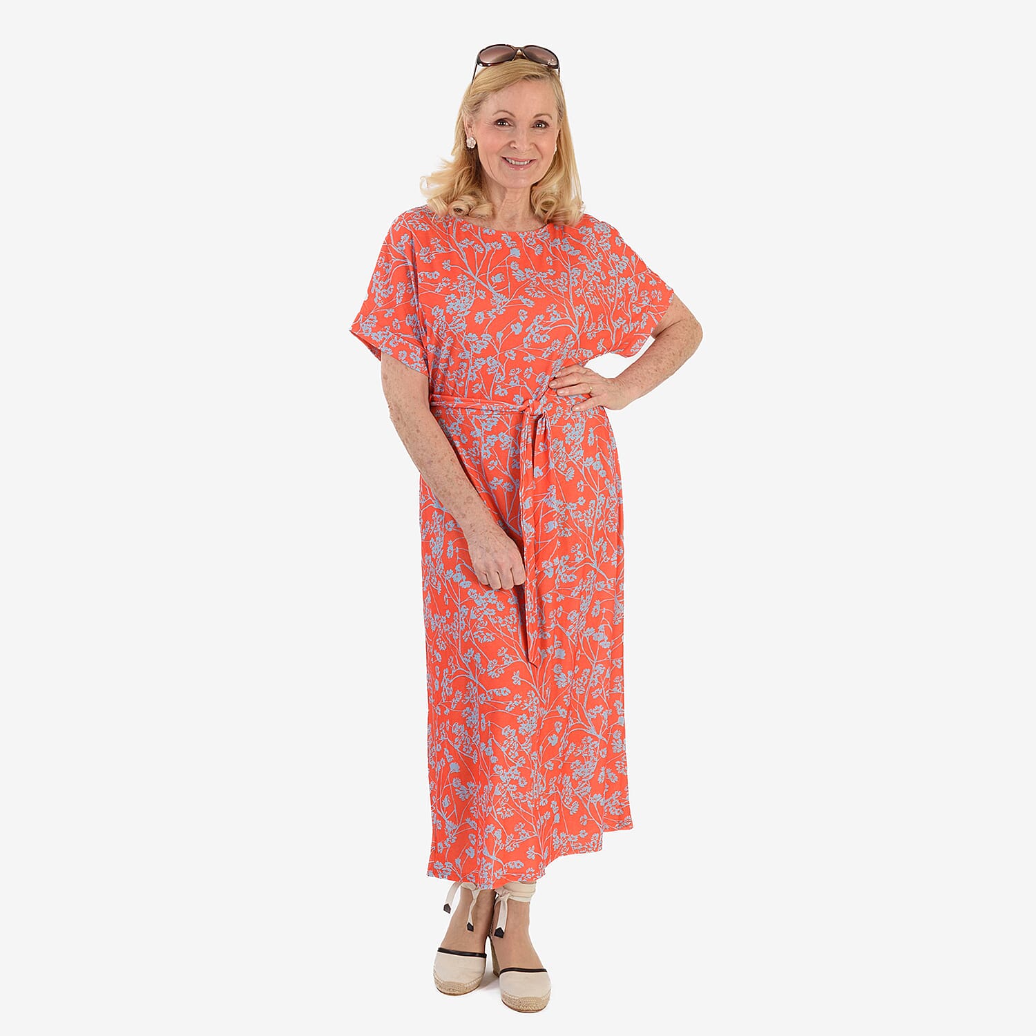 La Marey Printed Midi Dress 