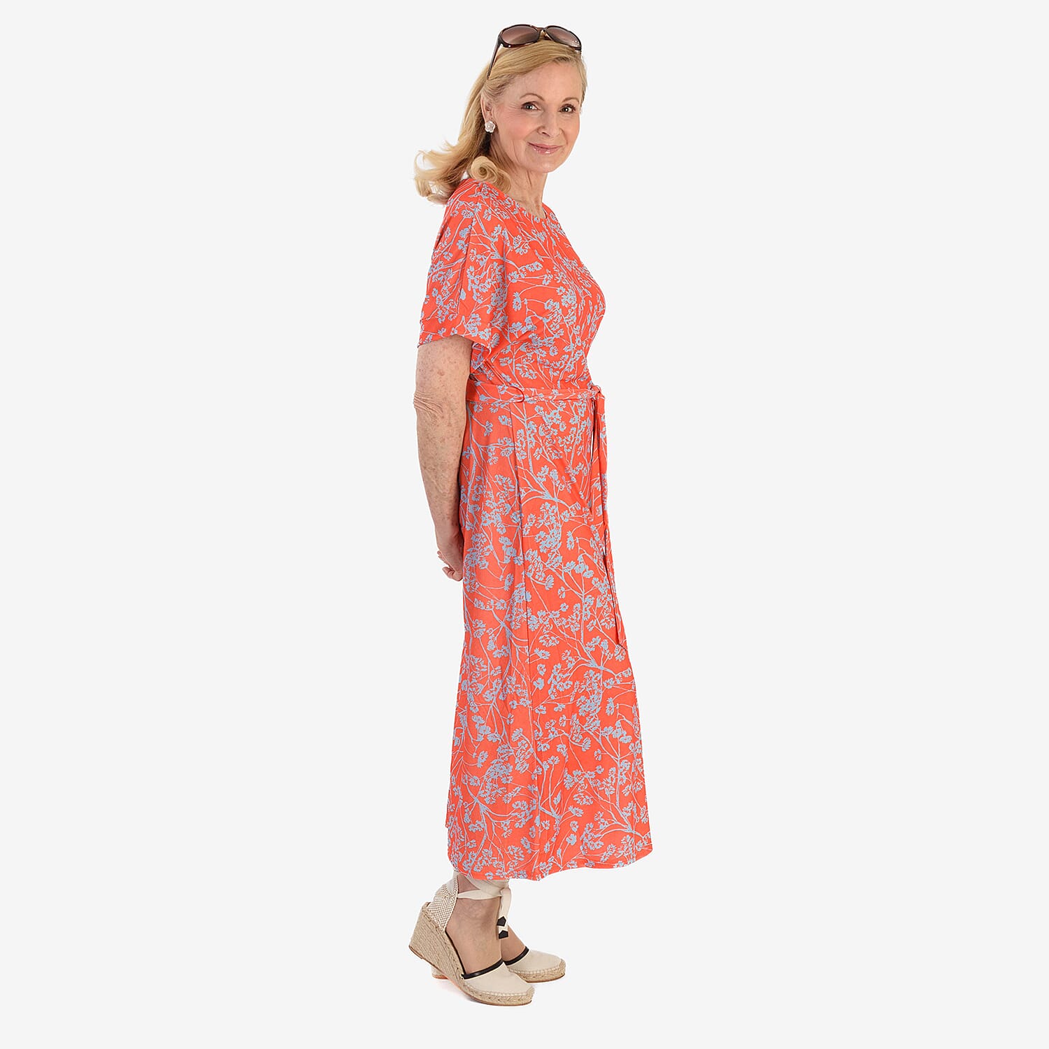 La Marey Printed Midi Dress 