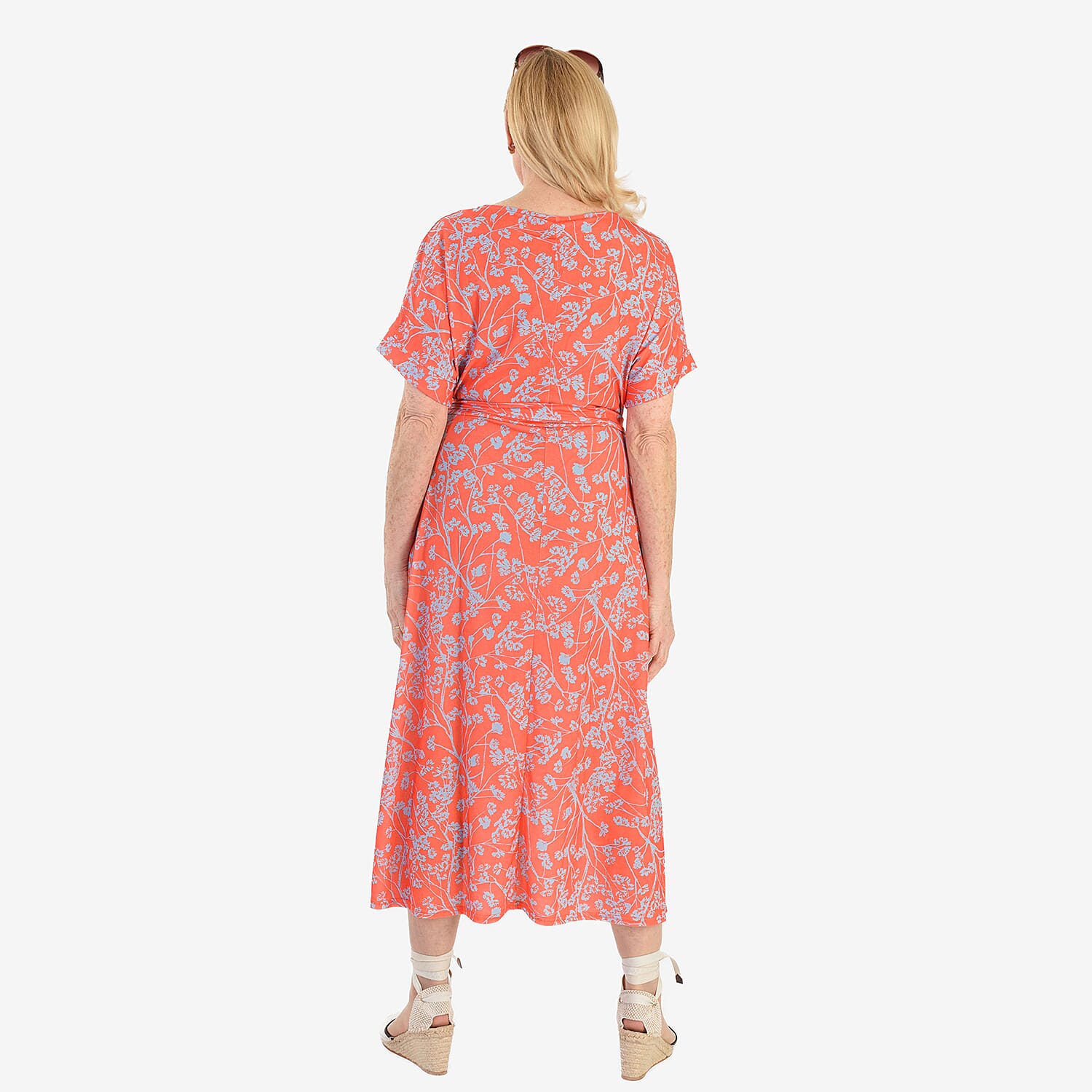 La Marey Printed Midi Dress 