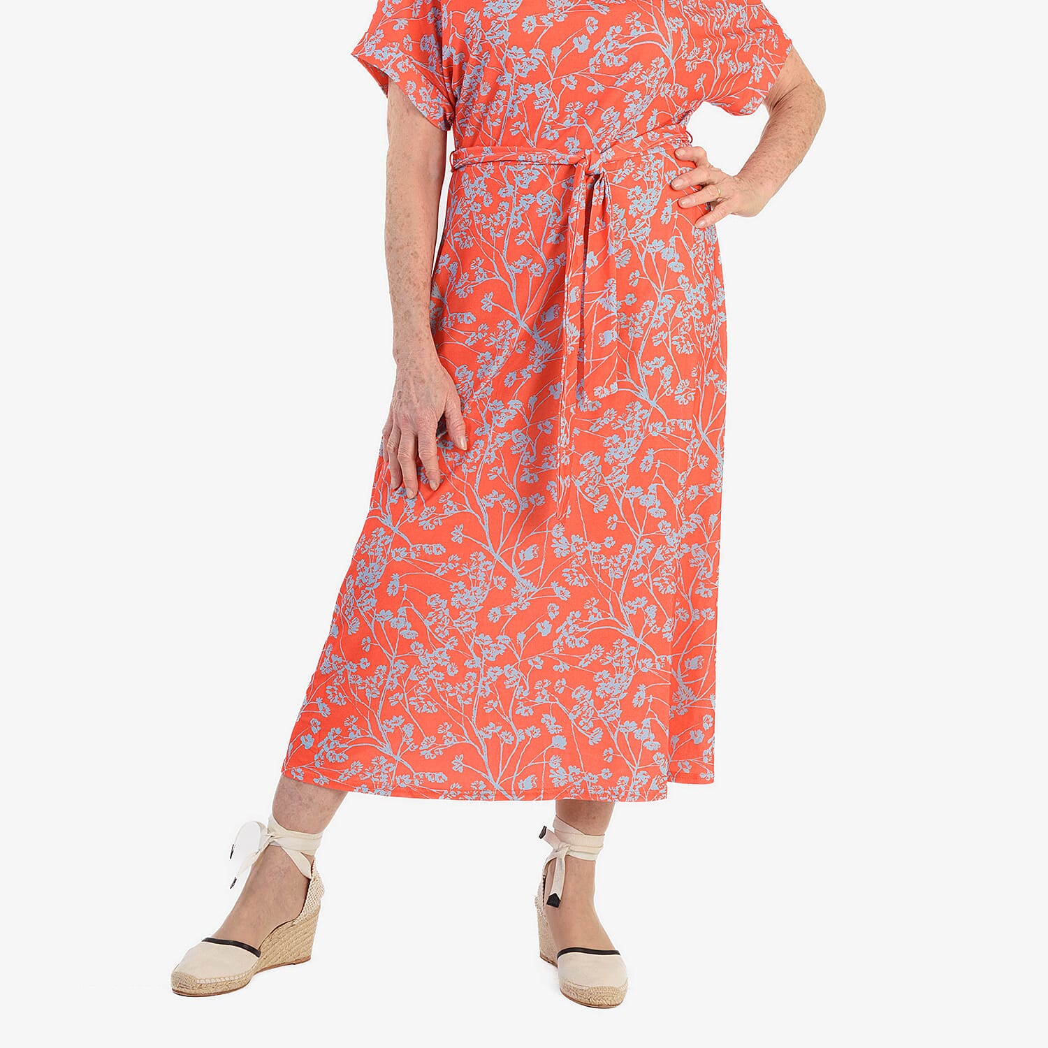 La Marey Printed Midi Dress 