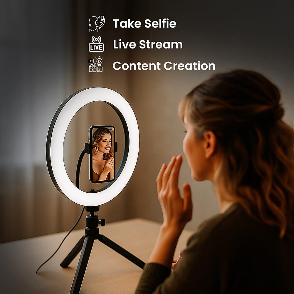 8inch Ring Light - Black