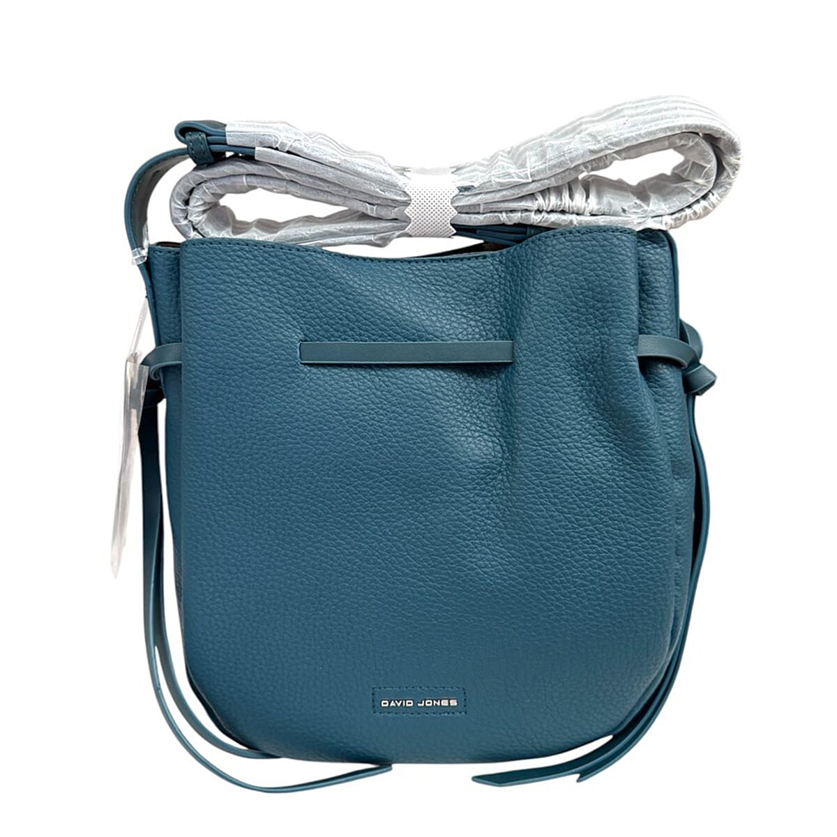 David Jones Unisex Crossbody Bag - Designed in Paris (Size - One Size) - Peacock Blue