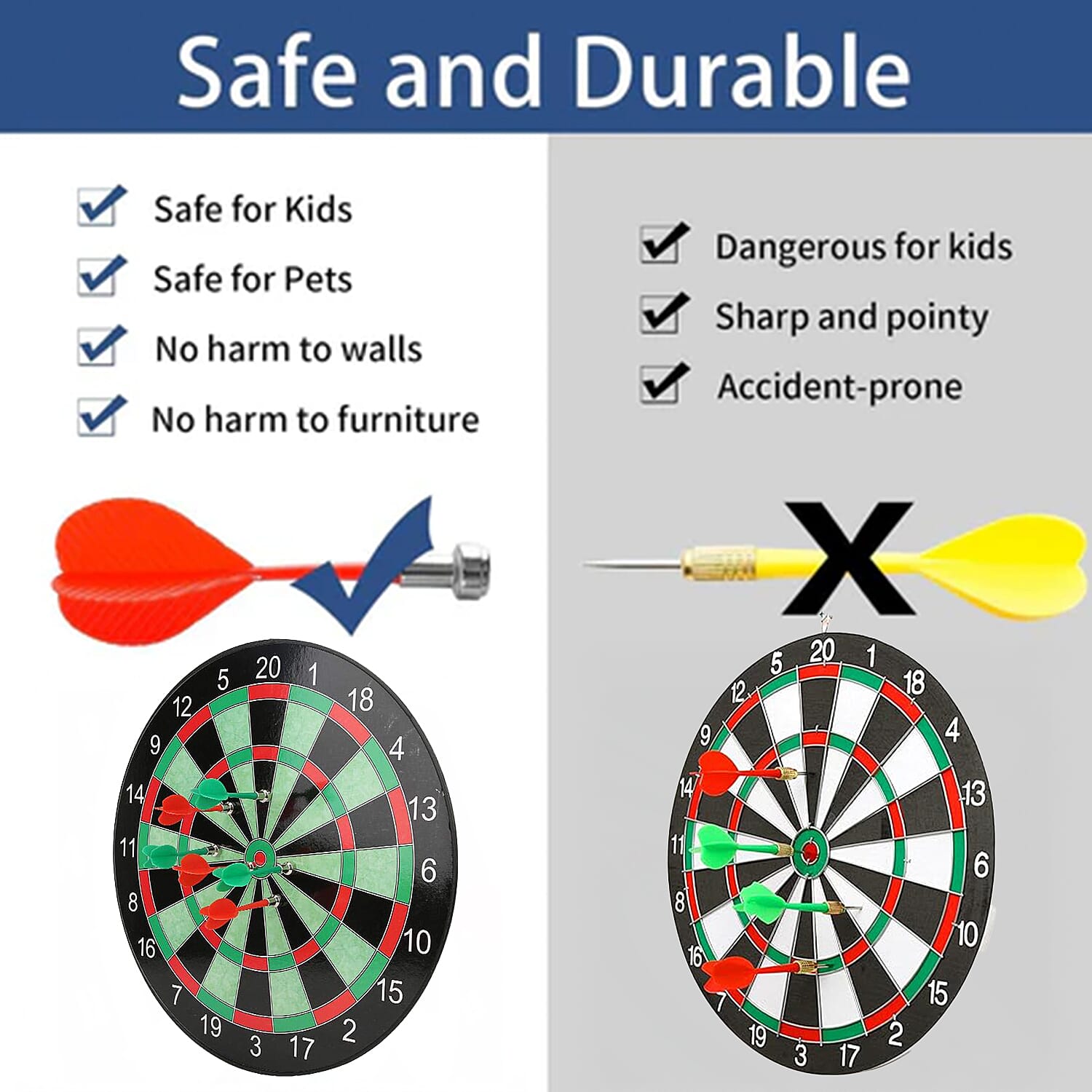 Magnetic Dartboard With 2 Sets of Magnetic Darts Magnetic Dartboard With 2 Sets of Magnetic Darts