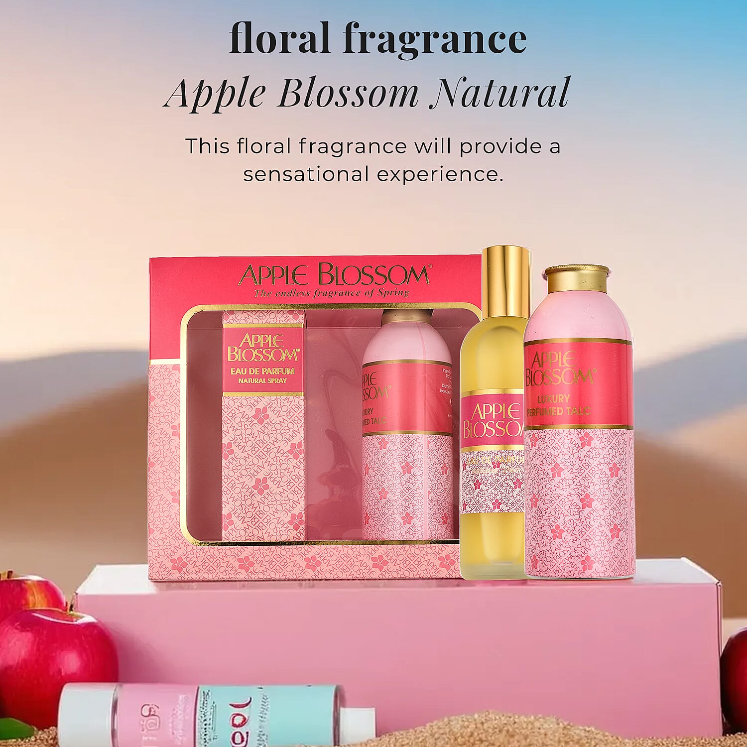 Apple Blossom Gift Set EDP 100ml & Luxury Talc 100g