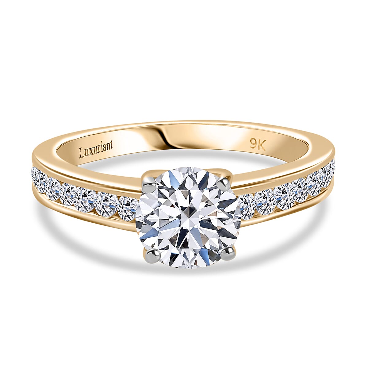 Biggest Close Out Deal - Luxuriant 9K Yellow Gold SGL Certified Lab Grown Diamond (SI-GH) Solitaire Ring 1.51 Ct.