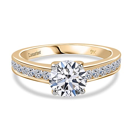 Biggest Close Out Deal - Luxuriant 9K Yellow Gold SGL Certified Lab Grown Diamond (SI-GH) Solitaire Ring 1.51 Ct.