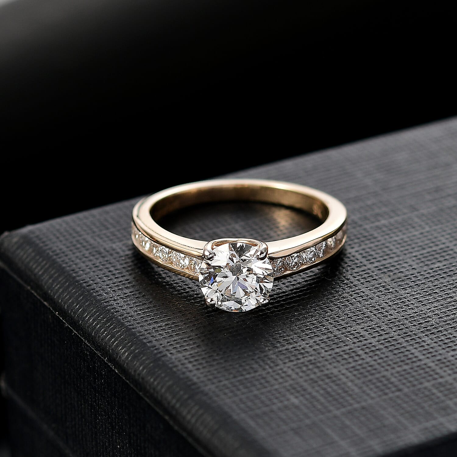 Biggest Close Out Deal - Luxuriant 9K Yellow Gold SGL Certified Lab Grown Diamond (SI-GH) Solitaire Ring 1.51 Ct.