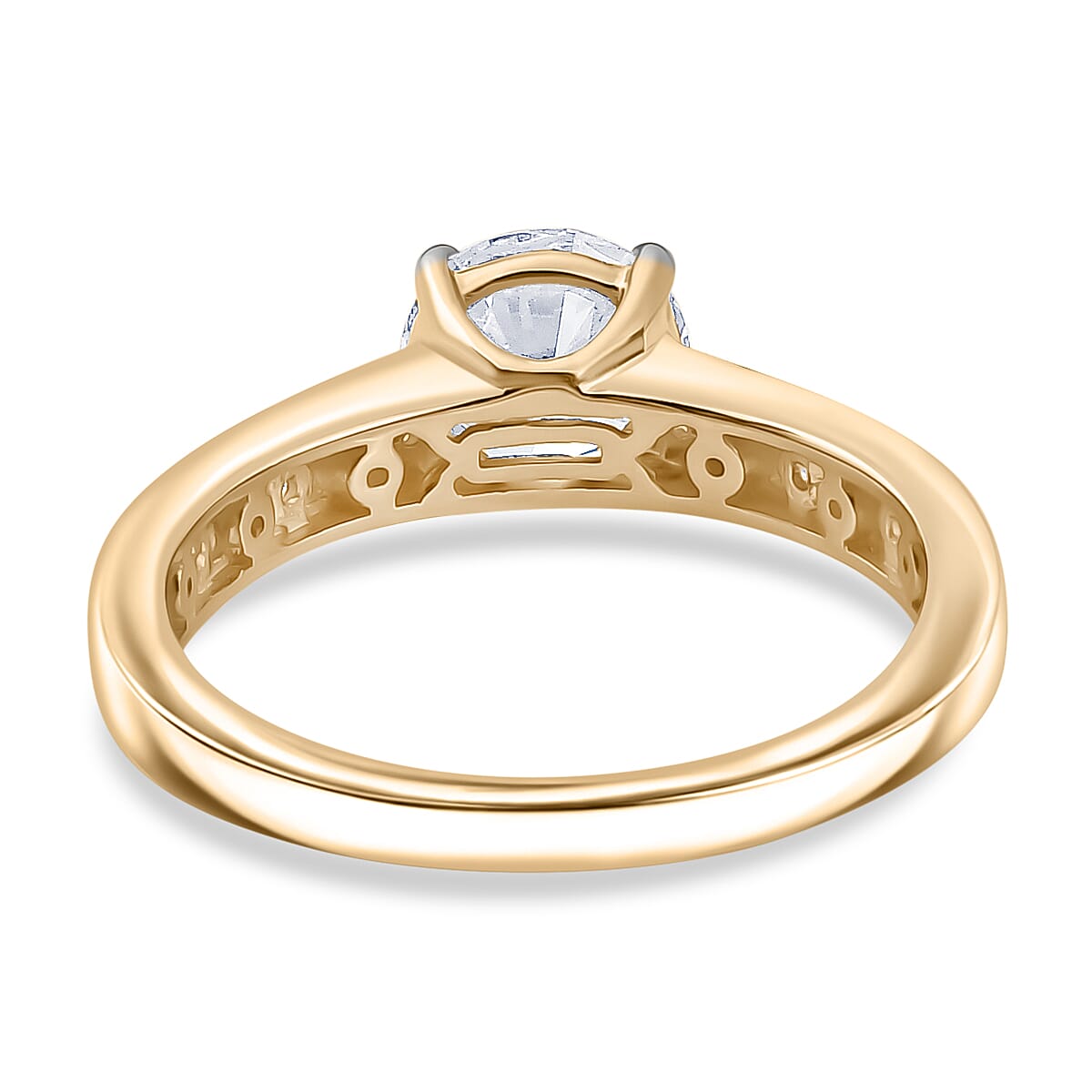 Biggest Close Out Deal - Luxuriant 9K Yellow Gold SGL Certified Lab Grown Diamond (SI-GH) Solitaire Ring 1.51 Ct.