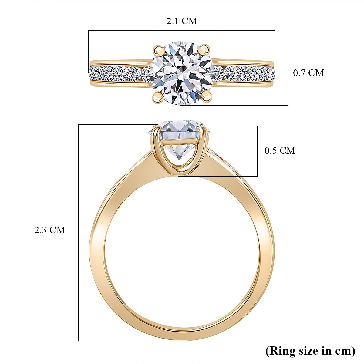 Biggest Close Out Deal - Luxuriant 9K Yellow Gold SGL Certified Lab Grown Diamond (SI-GH) Solitaire Ring 1.51 Ct.