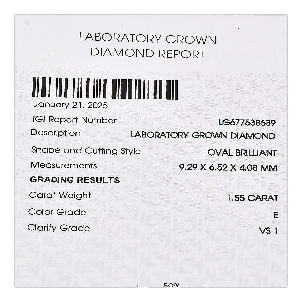 Luxuriant Diamond 950 Platinum IGI Certified (VS-EF) Lab Grown Diamond Ring 2.50 Ct, Platinum wt. 4.60 Gms. Luxuriant Diamond 950 Platinum IGI Certified (VS-EF) Lab Grown Diamond Ring 2.50 Ct, Platinum wt. 4.60 Gms.