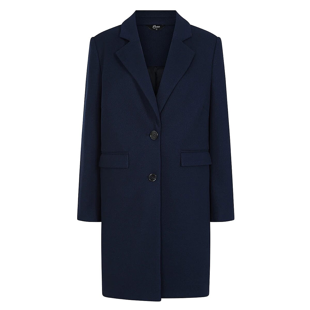 Emreco Single Breasted Revere Collar Coat 
