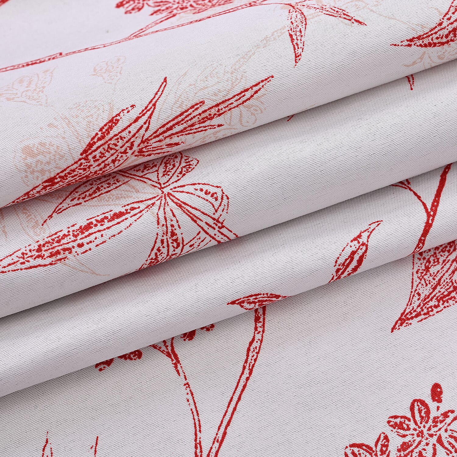 Boutique Bedding Collection - Lightweight Leaf Design Comforter With 2 Pillowcases (Size Double)