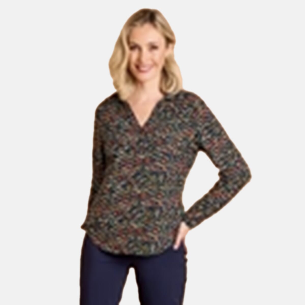 Emreco 3/4 Sleeve Classic Blouse 