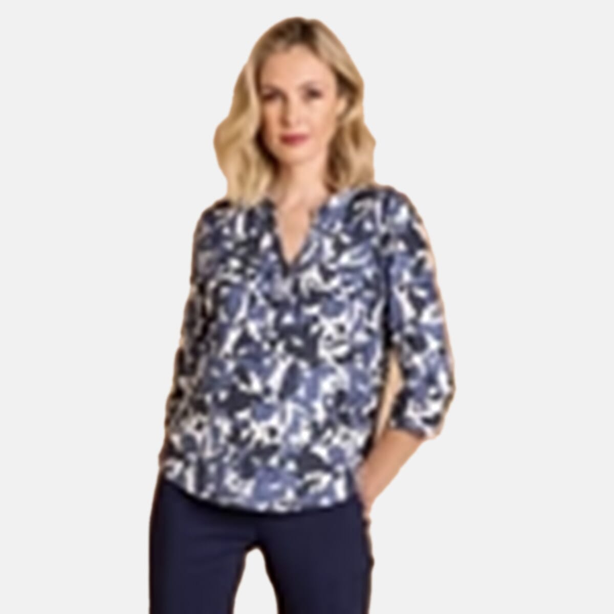 Emreco 3/4 Sleeve Classic Blouse 