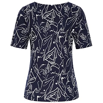 https://tjcuk.sirv.com/Products/80/9/8097568/Emreco-Abstract-Print-Tee-Top-Size-10-Navy_8097568_2.jpg?w=342&h=342