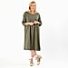 Casual Long Sleeve Sweat Smock Dress (Size - One Size 8-20) - Navy