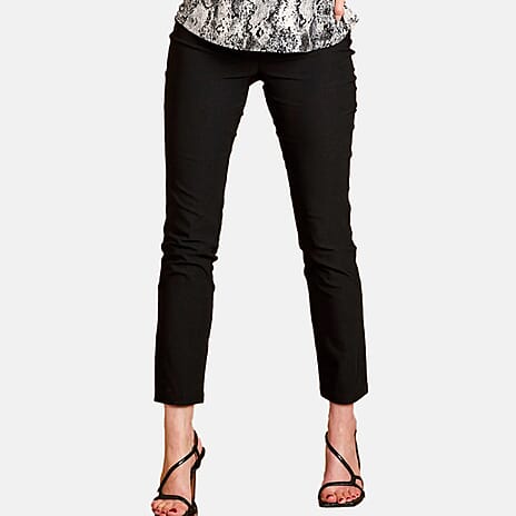 Emreco Woven Jean and Pant-Trouser (Size - 12) - Black