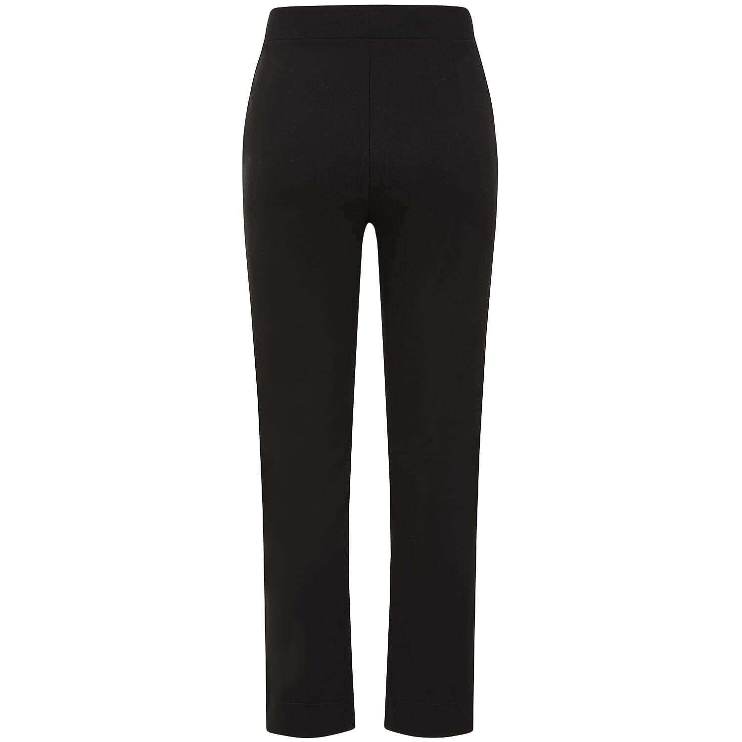 Emreco Pintuck Bengaline 2 Pocket Emreco Stretch Trousers (Size 12) - Black