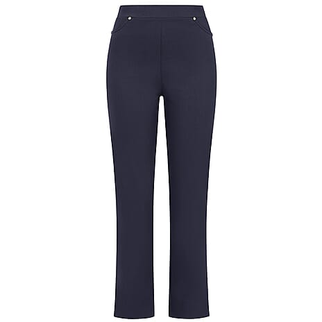 Emreco Jean Style Stretch Trousers 29 Inch Leg (Size 16) - Navy
