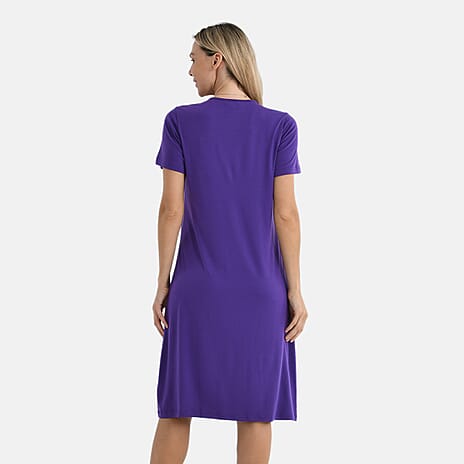 - Maisi Patterned Dress (Size - XXL) - Blue - Blue