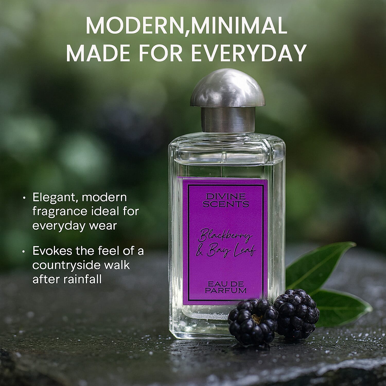 Divine Scents - Laurelle Blackberry & Bay Leaf EDP - 100ml