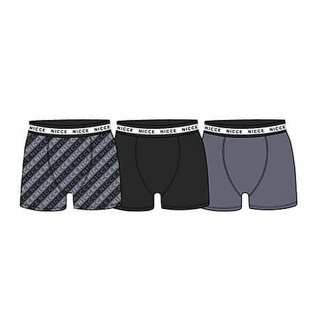 Pack of 3 Mens Digman Cotton Boxers (Size M) - Assorted