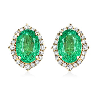 https://tjcuk.sirv.com/Products/80/9/8099018/Luxoro-14K-Yellow-Gold-AAA-Zambian-Emerald-White-Diamond-I2-Earring-Go_8099018.jpg?w=342&h=342