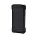 Power Bank 10000mAh with 2.1A Output, 3 Light Modes, 2 USB Ports - Black